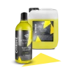 CITRINE Traffic Film Remover, butelka 750 ml i kanister 5 l obok siebie na białym tle