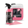 CORAL Quick Detailer, butelka z atomizerem 750 ml i kanister 5 l na białym tle