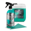 butelka 750 ml i kanister 5 l EMERALD Hydrophobic Glass Cleaner obok siebie na białym tle