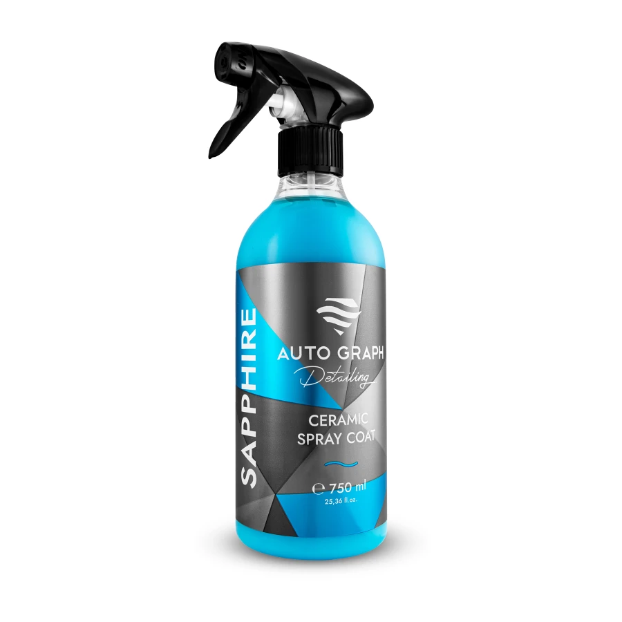 SAPPHIRE Ceramic Spray Coat, butelka z atomizerem 750 ml na białym tle
