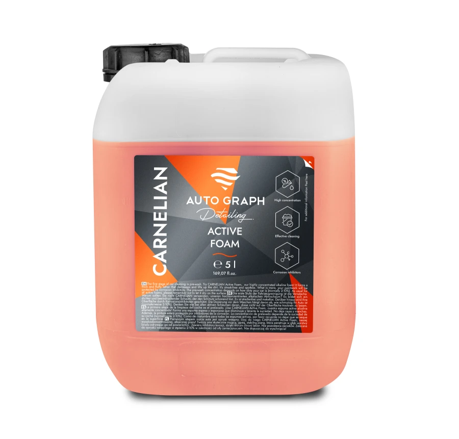 CARNELIAN Active Foam, kanister 5 l na białym tle