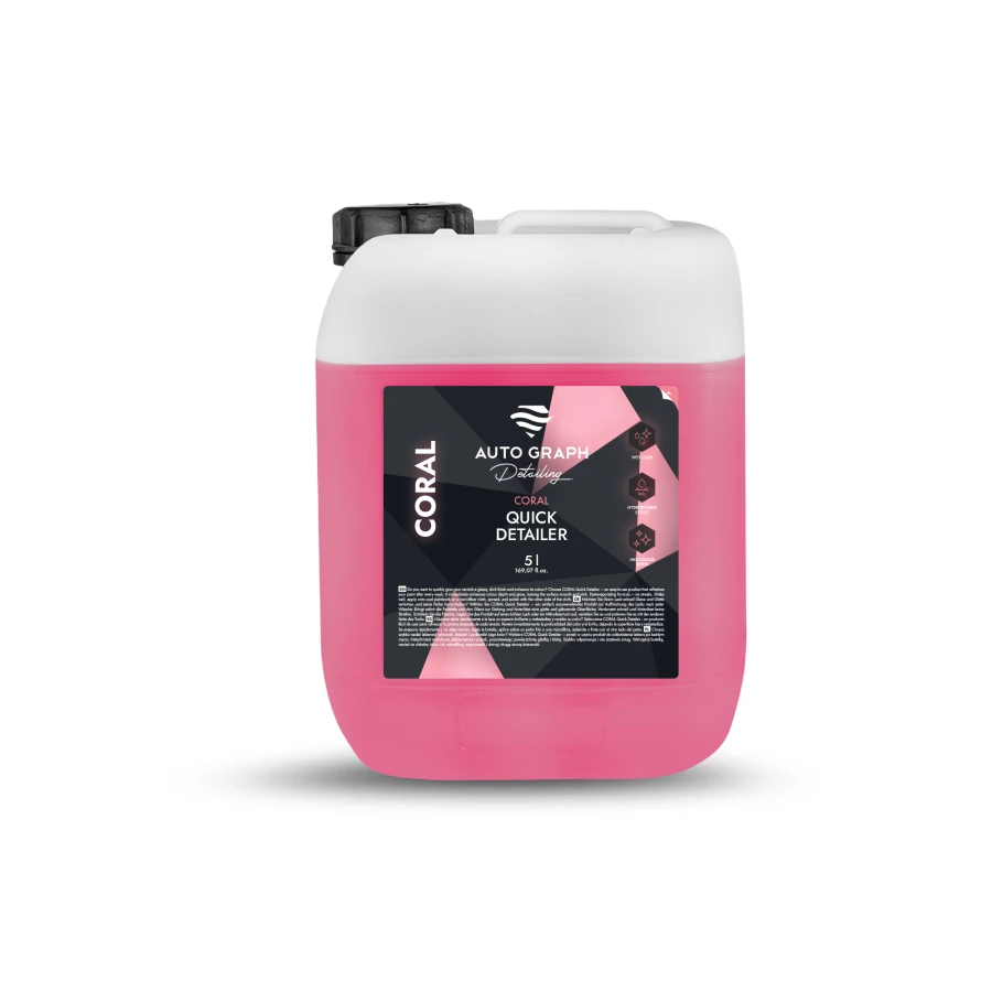 CORAL Quick Detailer, kanister 5 l na białym tle