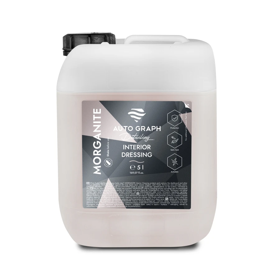 kanister MORGANITE Interior Dressing 5 l na białym tle