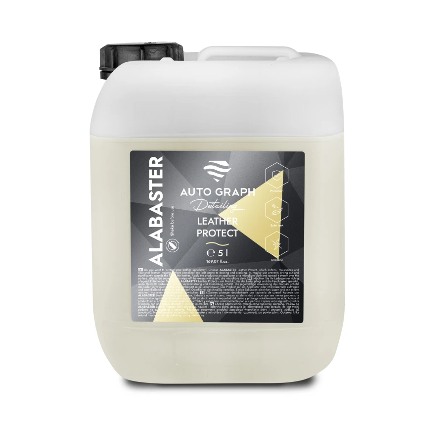 kanister ALABASTER Leather Protect 5 l na białym tle