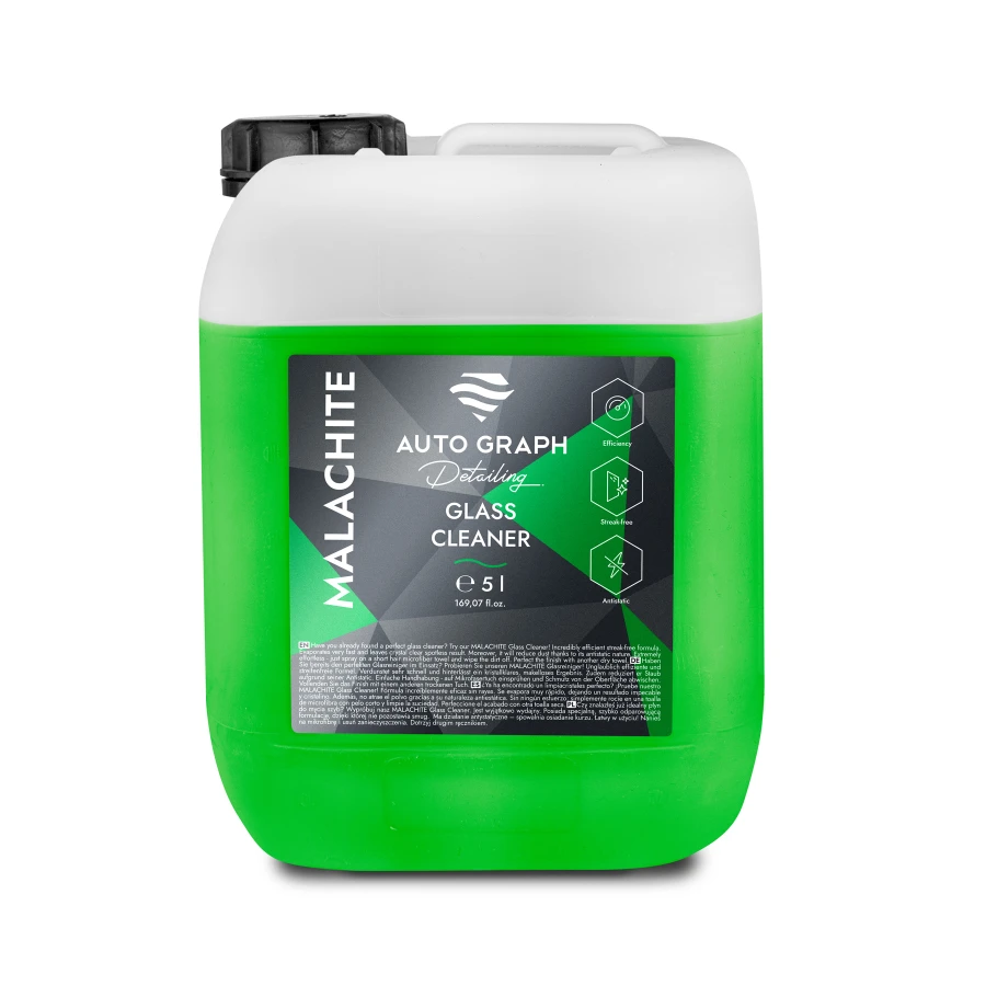 kanister MALACHITE Glass Cleaner 5 l na białym tle