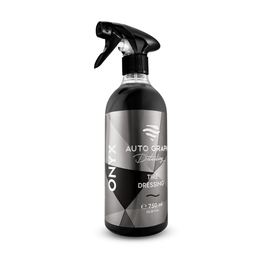 ONYX Tire Dressing, butelka z atomizerem 750 ml na białym tle