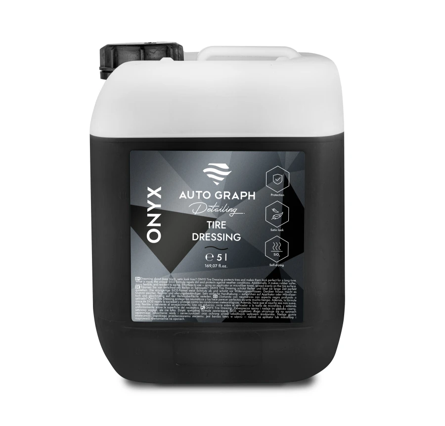 ONYX Tire Dressing, kanister 5 l na białym tle